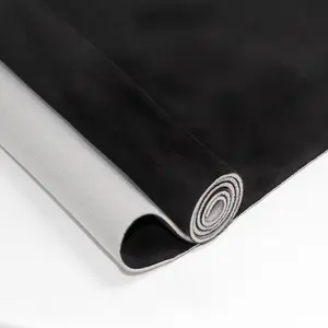 Suede Headliner Fabric with Foam Backing - Black Suede Headliner wrap Interior Material for Car/Truck/SUV/RV Roof, Home Repair/DIY Headliner Material Automotive Headliner Fabric (Black, 96"*60")