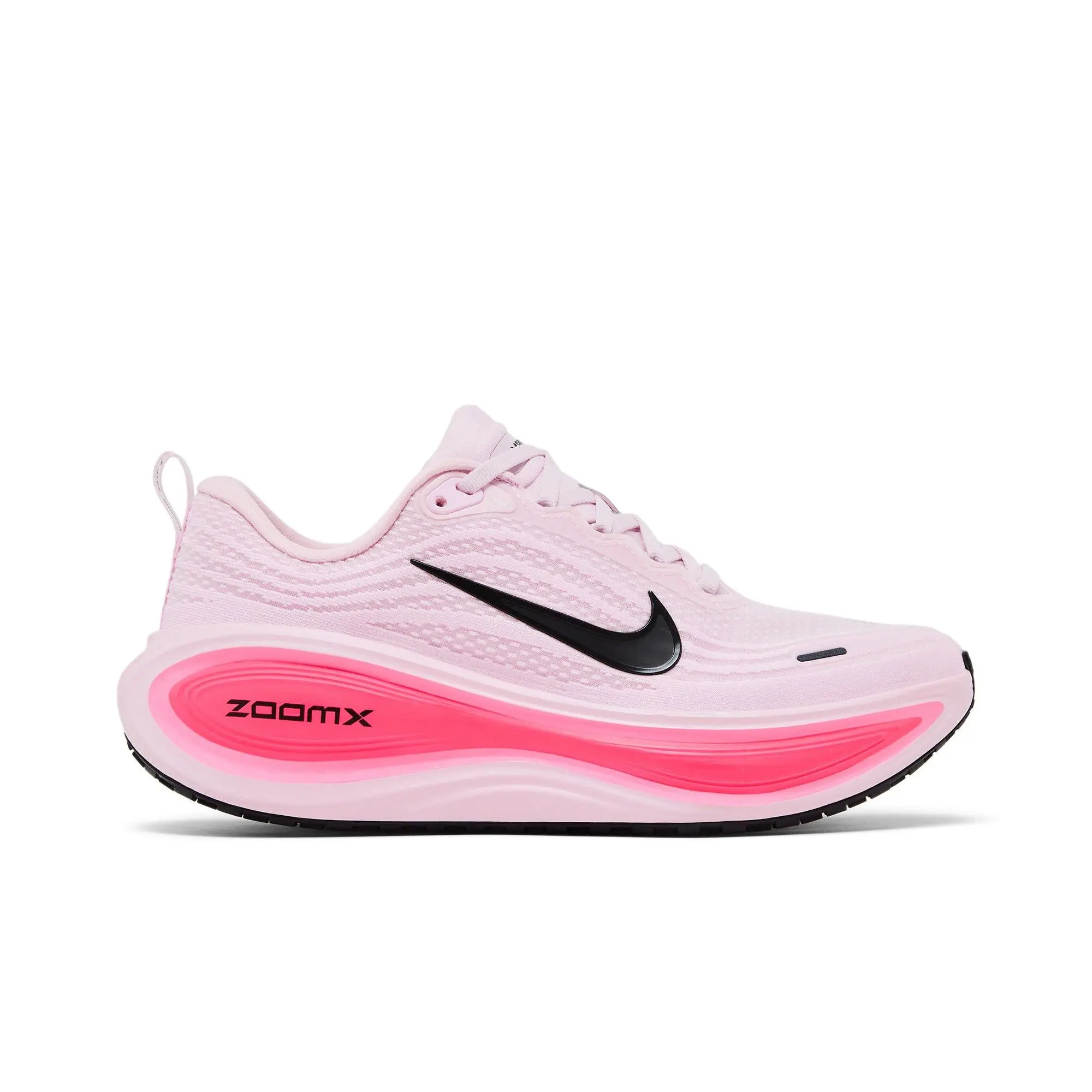 Nike Vomero Plus Unisex Mesh Running Sneakers - Athletic Running Shoe, Mesh Upper, Cushioned Sole, Foam Cushion, Lower Ankle Height, Walking Use, Pink Foam-Hyper Pink-Beam-Black, Style HV8150-602