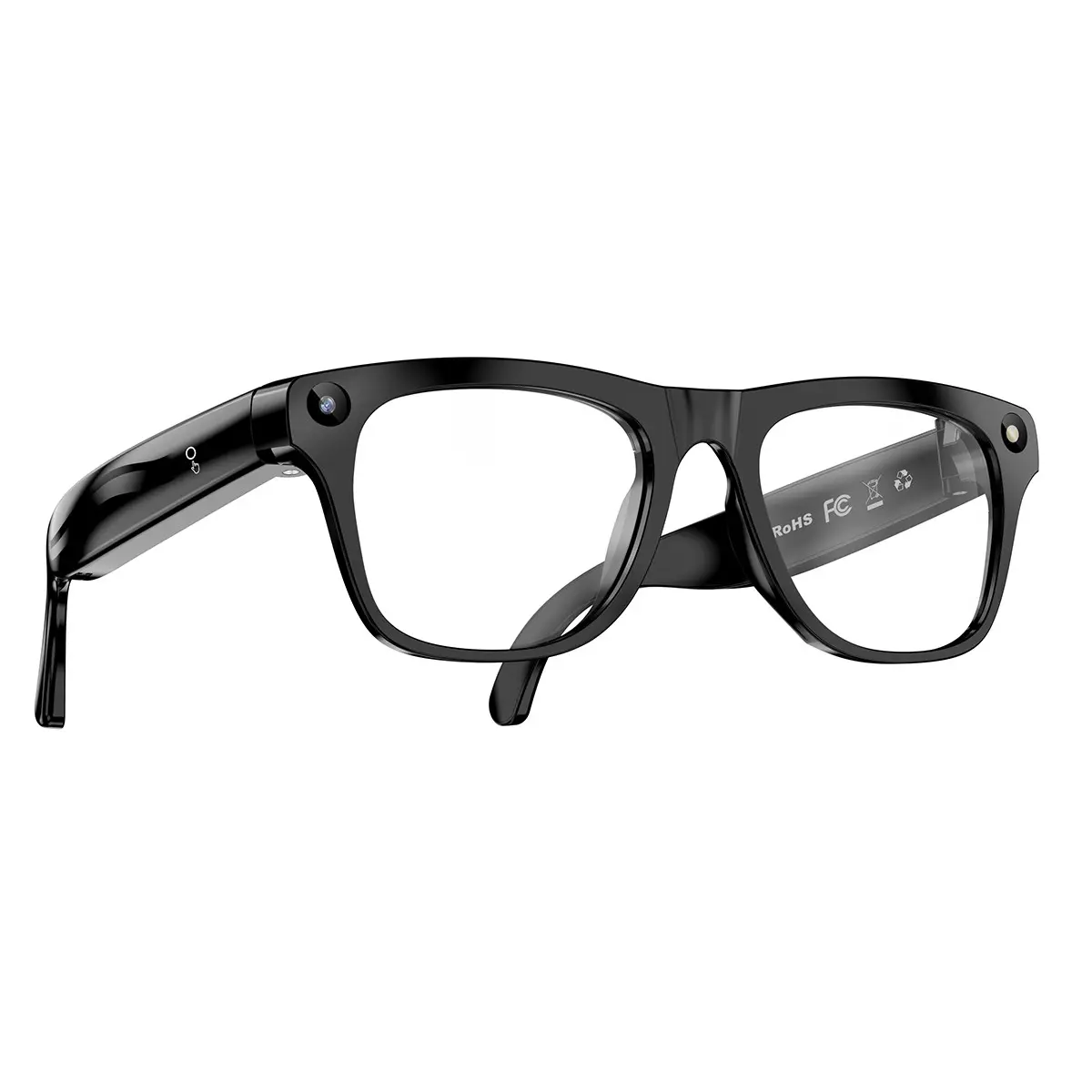 AI Smart Glasses with 8MP HD Camera, Voice Control, Real-Time Translation, Bluetooth-compatible, Music Playback, Replaceable Lenses, Fashionable Design, AI Camera Glasses