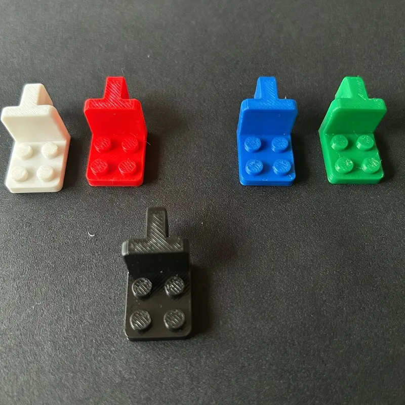 5-Piece Lego Minifigure Display Rack, Hanging Board Accessories, Ideal for Study Room, Work Desk, Game Room, Lego Collectors' Must-Have