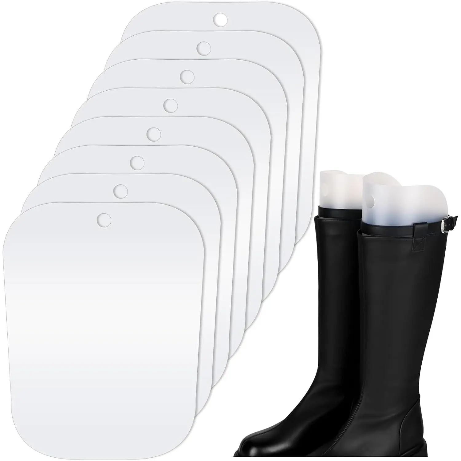 8 count Boot Shapers for Tall Boots, Boot Inserts Holders Support for Women