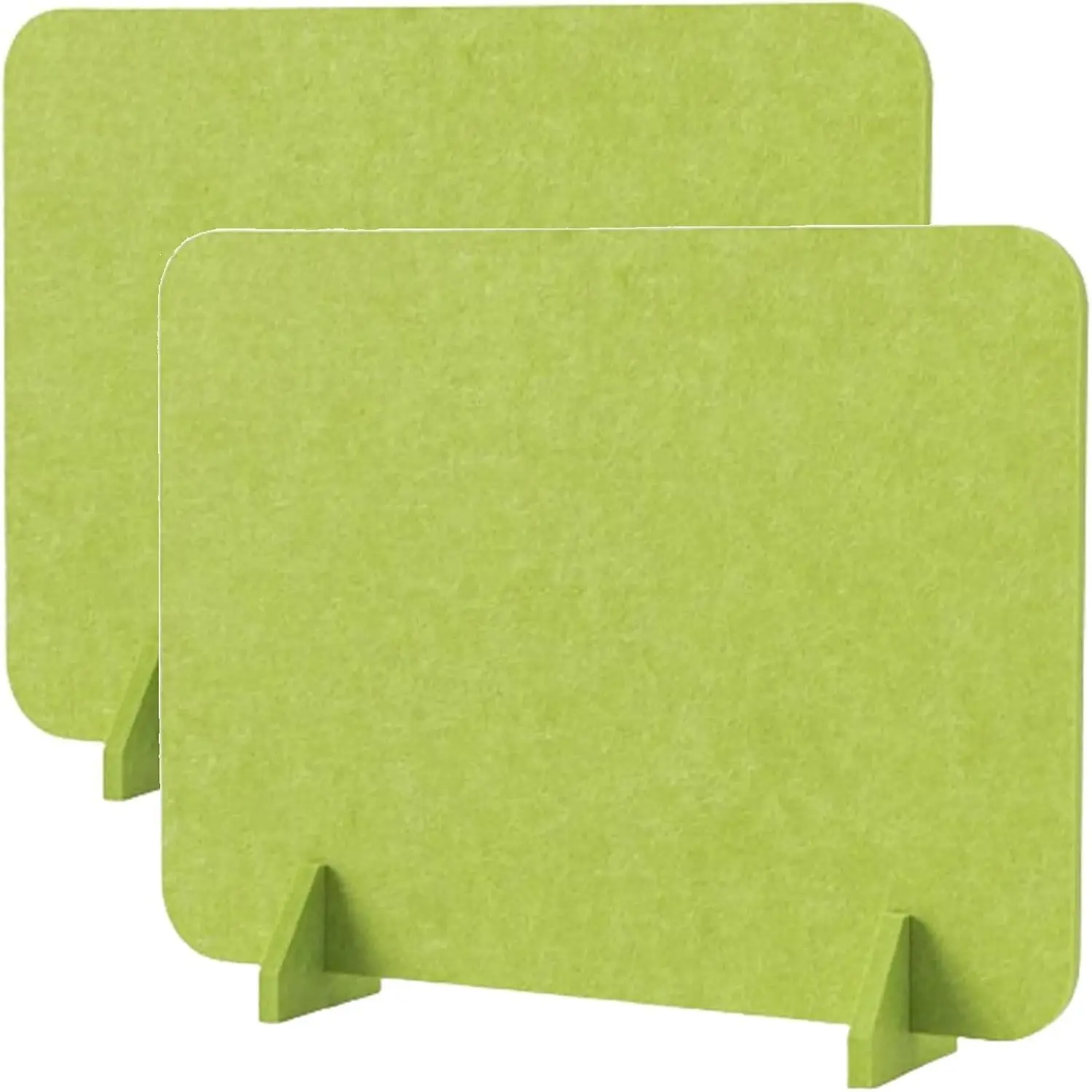 2pcs Felt Privacy Partitions for Desks, Designed to Reduce Noise And Visual Distractions, Featuring Support Legs, Suitable for Soundproofing in Classroom And Office Desktops, Available in Various Colors