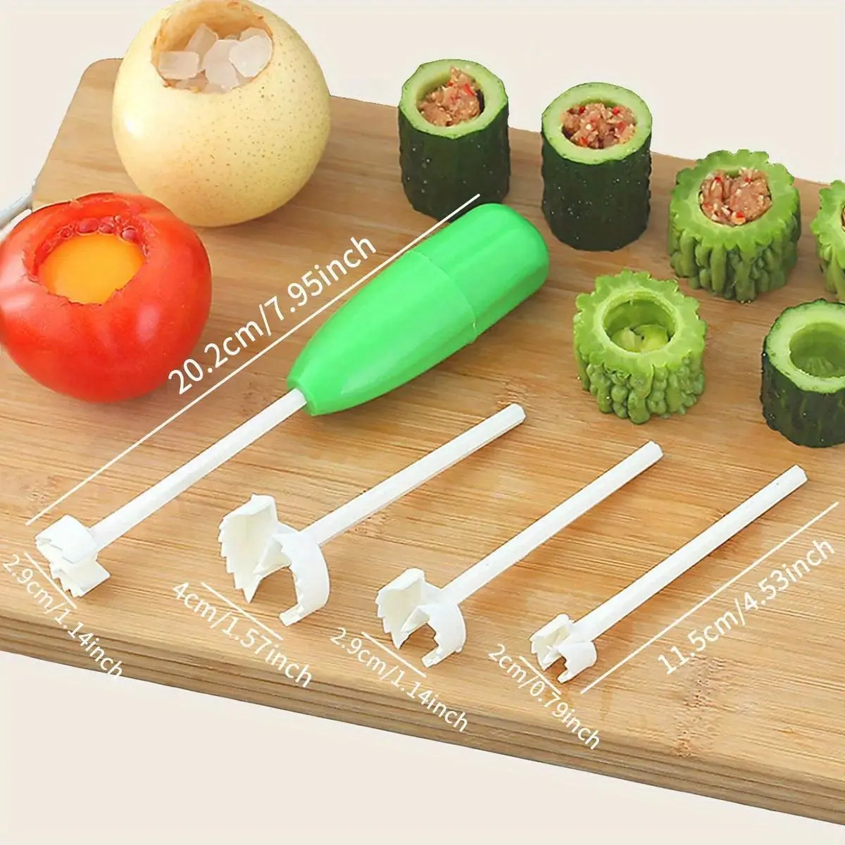 4pcs/set Creative Vegetable Spiral Cutter - Perfect for Effortless Cooking and Meal Prep Utensils