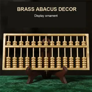 Solid Brass Abacus Ornament