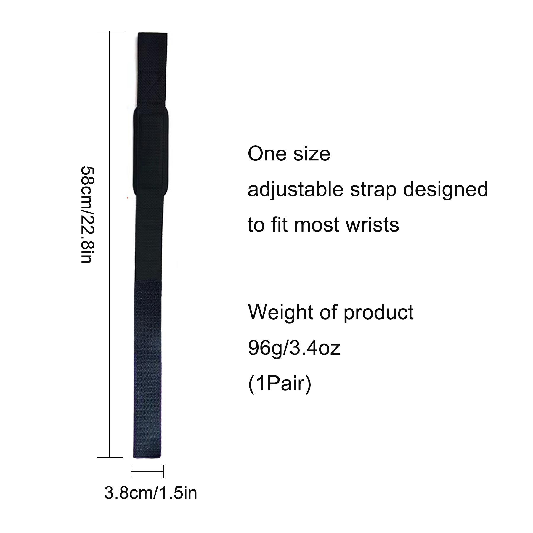 2-Piece Wrist Compression Band |   Adjustable Wrist Support for Weightlifting & Gym Workouts