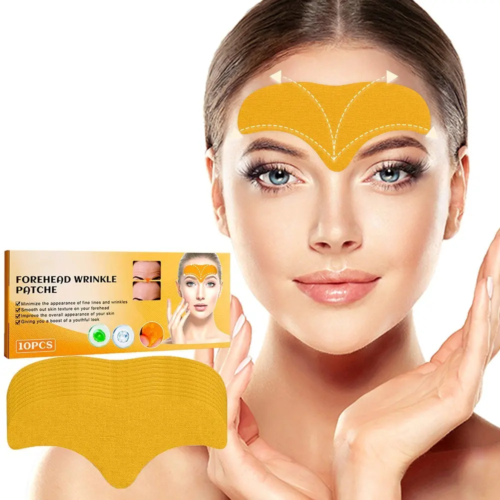 20-Pack Collagen Extract Forehead Wrinkle Minimizing Soft Patches - Sensitive Safe Skin Care, Overnight Smoothing Treatment, Home Use Party Bag Gifts (Festive & Home Supplies)