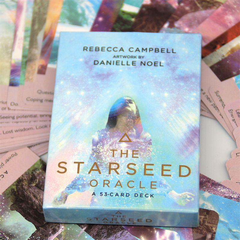 The Starseed Oracle Card Game, 1 Box Interactive Tarot Card, Casual Divination Card Table Game for Party, Family, Friends, Tarot Card Decks, Party Game Cards