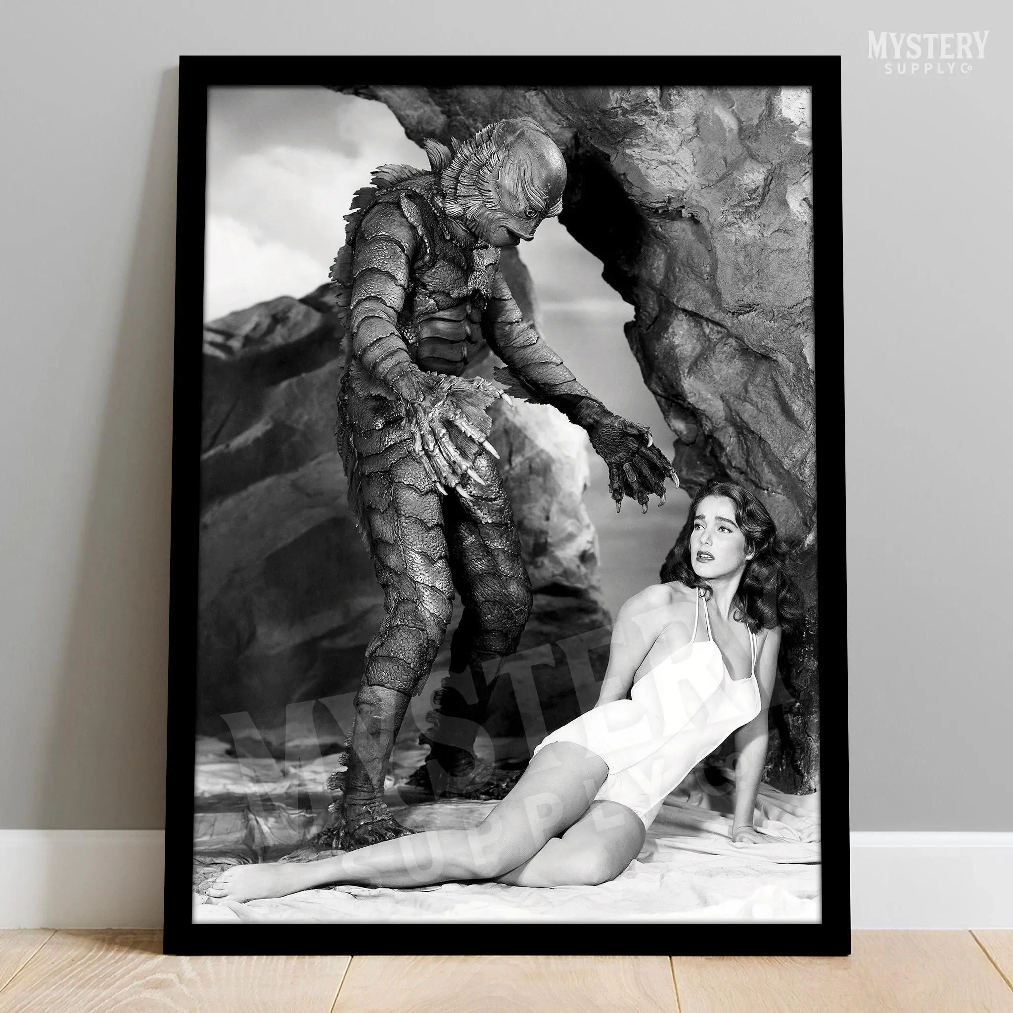 Creature From the Black Lagoon Vintage Horror Movie Swimsuit Photo Poster / Wall Decor Art Print / Horror Decor / Halloween Decor