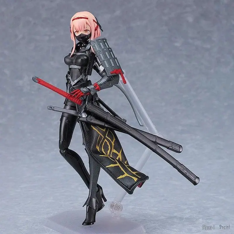 Figma 621 Falslander Samurai Mecha Musume Articulated Action Figure Collectible Model Desktop Decoration Gift For Anime Fans