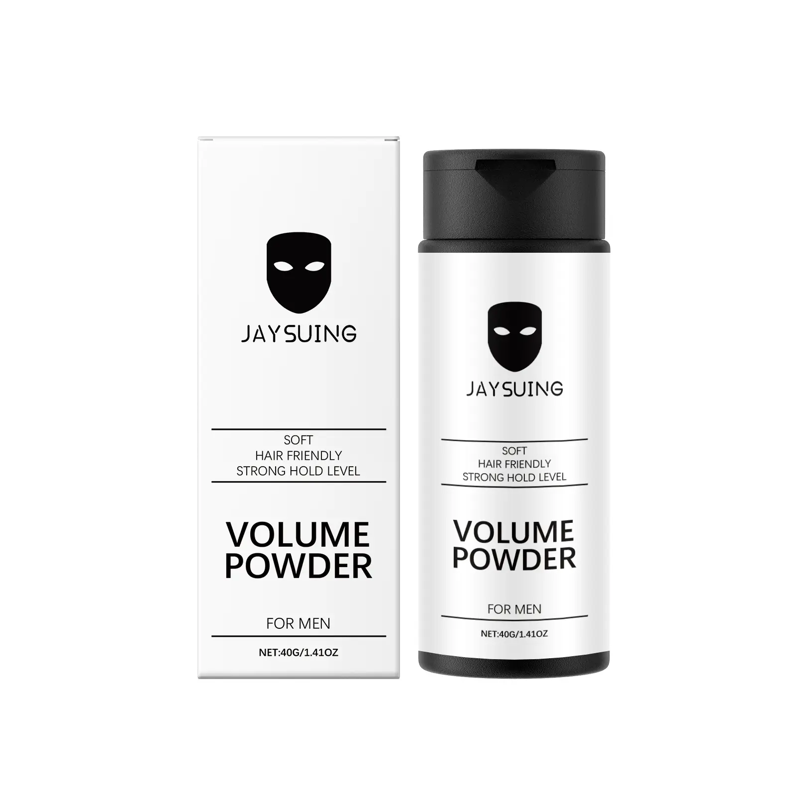 Jaysuing Cornstarch Hair Styling Powder, Natural Refreshing Volumizing Oil-Control Care for Oily Hair, Portable
