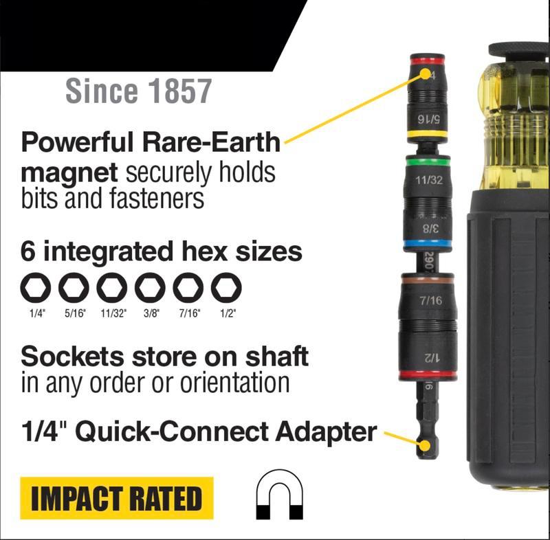 7-in-1 Impact Flip Socket with Handle