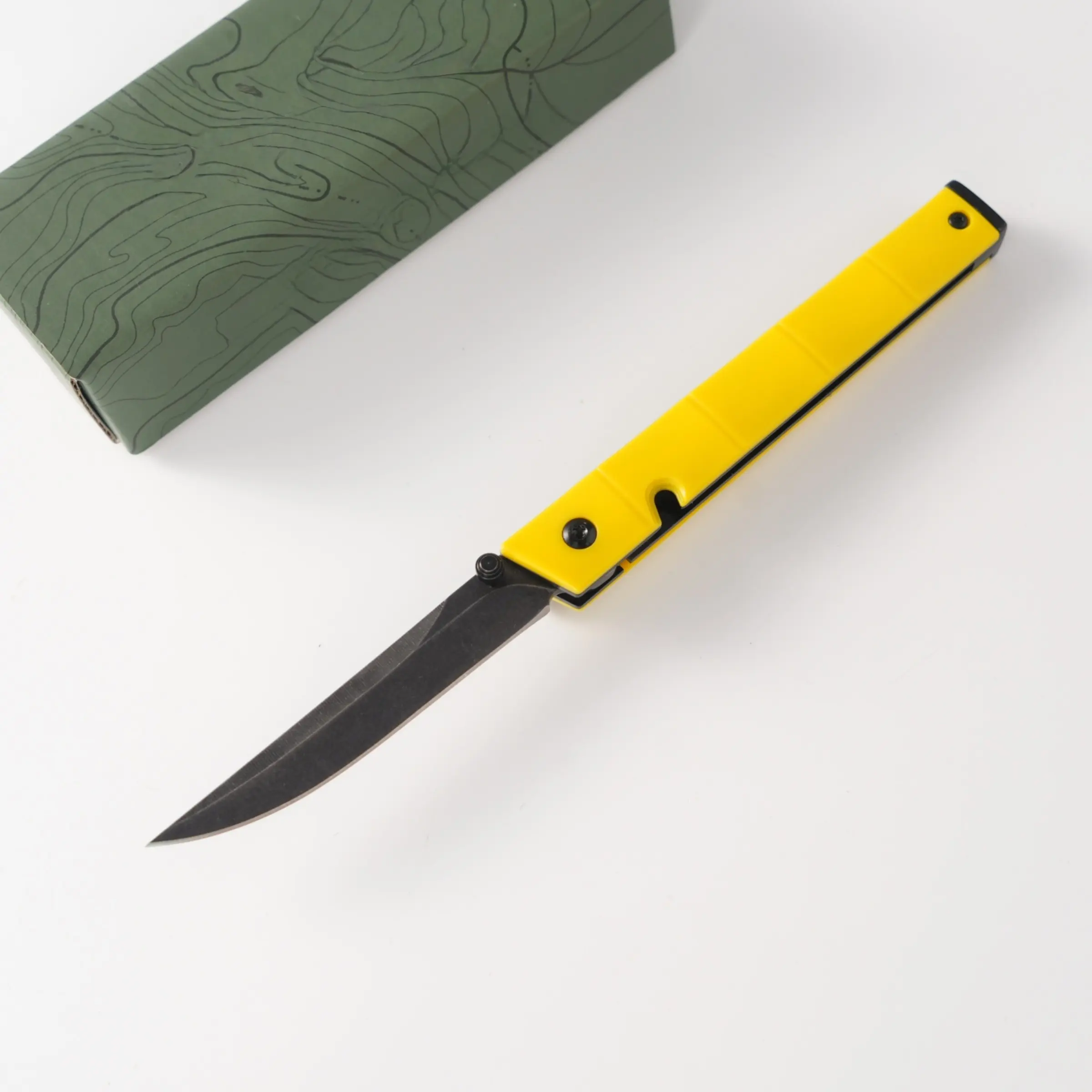 1pc Compact Multi-Functional Edc Pocket Knife, Fruit Cutter, Craft Knife, Dinner Knife, High Hardness, Ideal for Camping, Travel, Gift