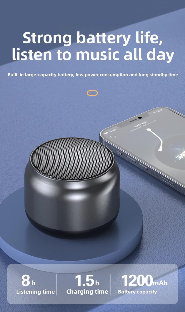 Powerful Bass Mini Bluetooth Speaker Loud Sound Portable Compact Audio HiFi Sound Quality Powerful Bass Mini Bluetooth Speaker Loud Sound Portable Compact Audio HiFi Sound Quality