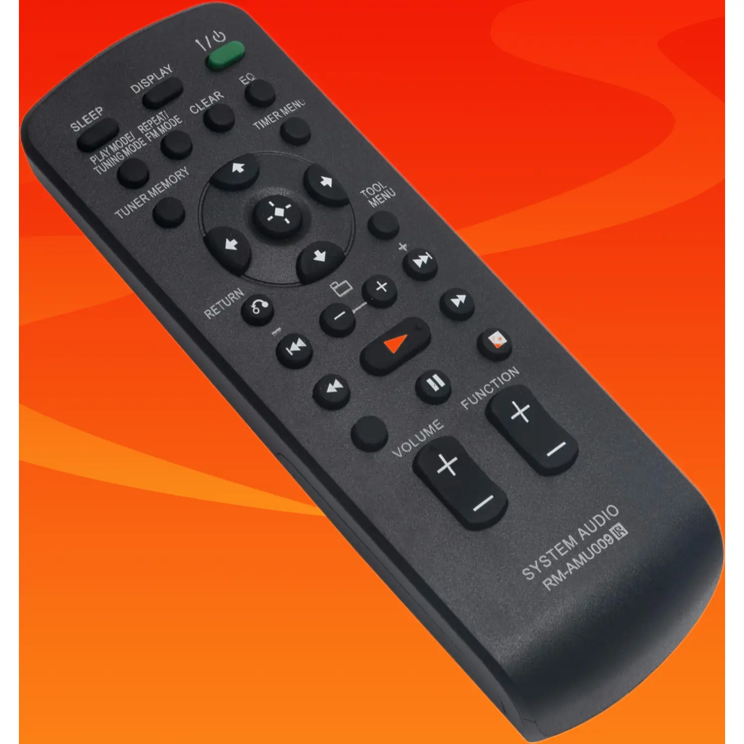 Replacement Remote Control for Sony Mini Hi-Fi System RM-AMU009, Pre-Programmed, No Setup, Wide Compatibility