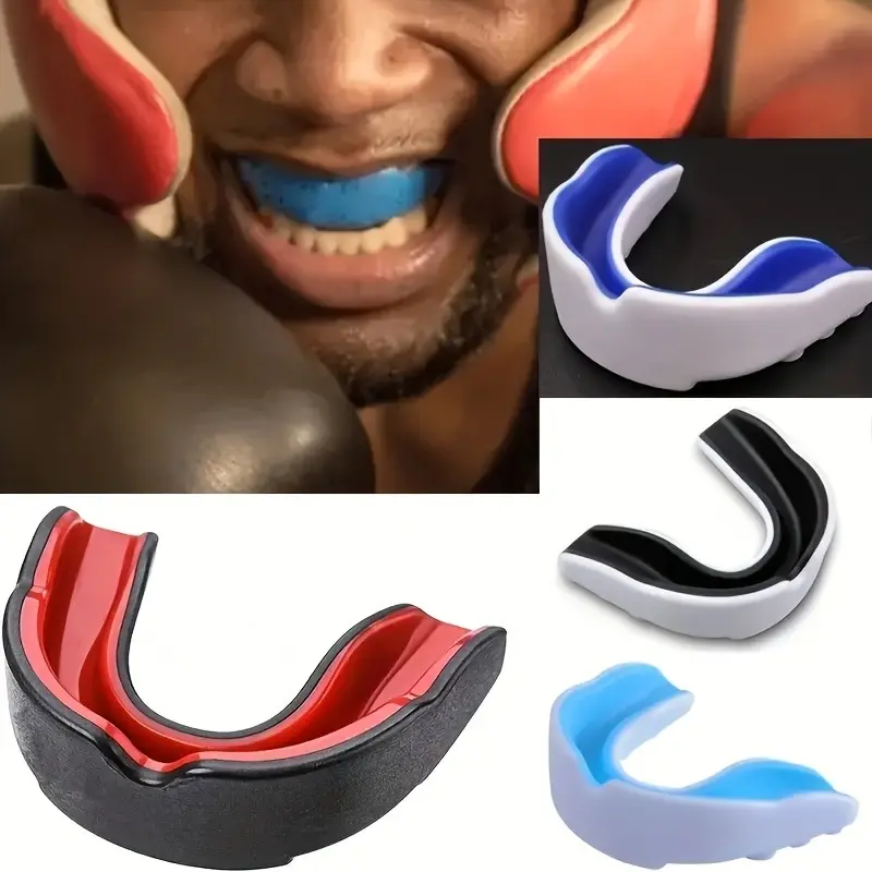 Sport Mouth Guard, EVA Teeth Protector Mouthguard For Basketball Boxing Karate, Protective Gear