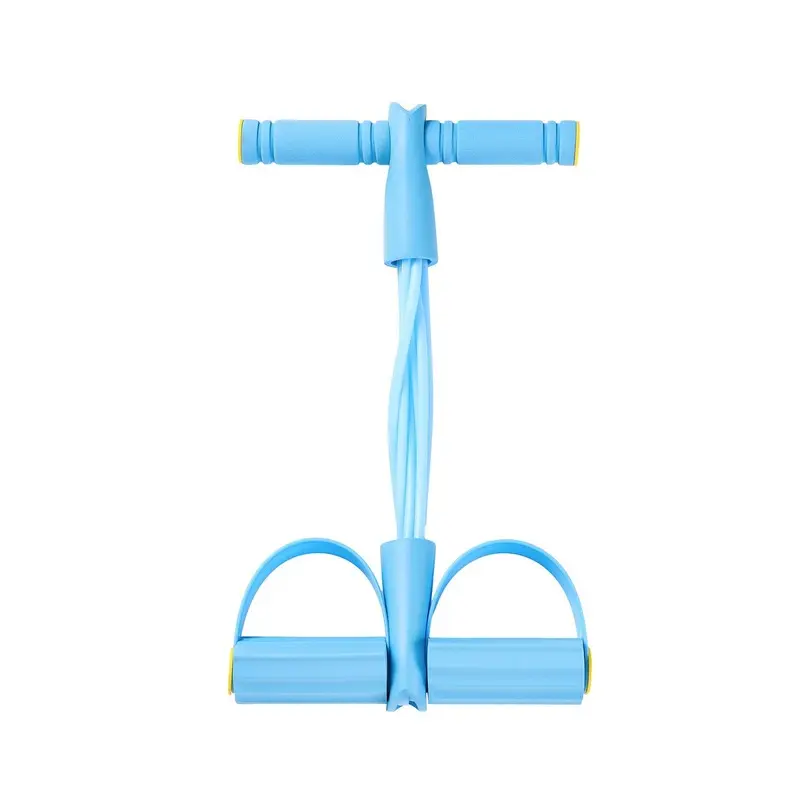 Multi-functional Pedal Resistance Band Trainer Portable Foot Pedal Fitness Equipment Home Gym Full Body Workout Machine, Exercise Sit-ups, Yoga, Abdominal Training