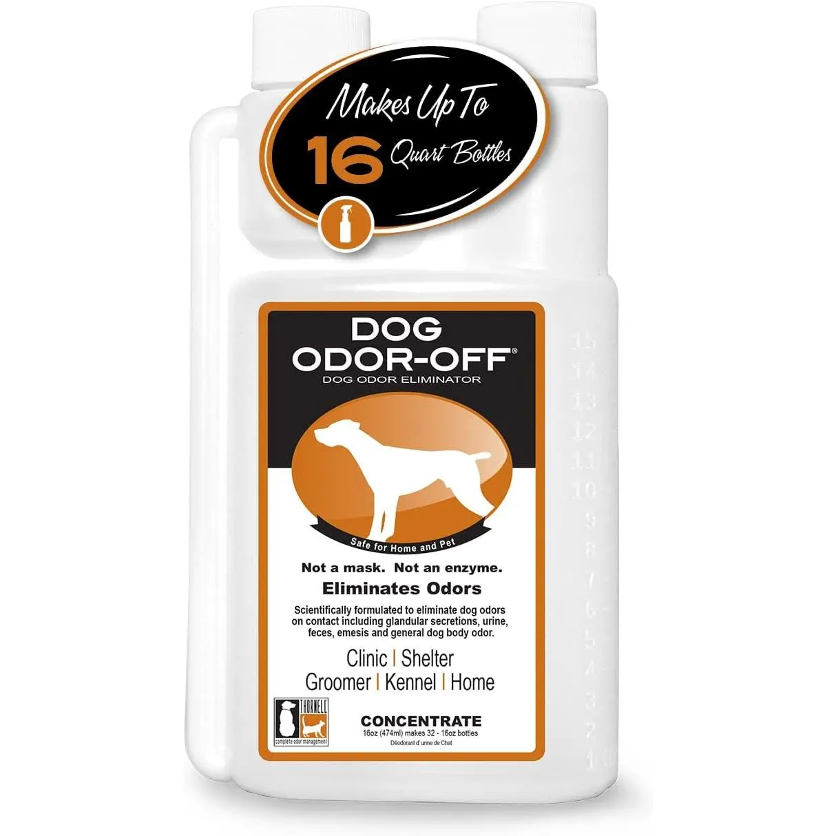 Dog Odor-Off Concentrate, Pet Smell Eliminator for Dog Urine, Feces Odors, Pet Eliminator Concentrate, Pet Urine (16 oz)