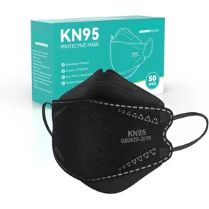 50,100pcs KN95 Masks with 4-Layer Protection + 3D Stereo Design, Wide Ear Straps + Adjustable Nose Clips, Foldable Design for Easy Carrying,Suitable for Daily Commuting [Individually Packaged]