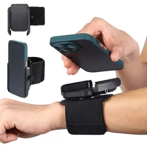 Sports Armband Phone Holder 360 ° Rotatable For Running Hiking Biking Walking for iPhone Samsung Xiaomi Universal Wristband Clip