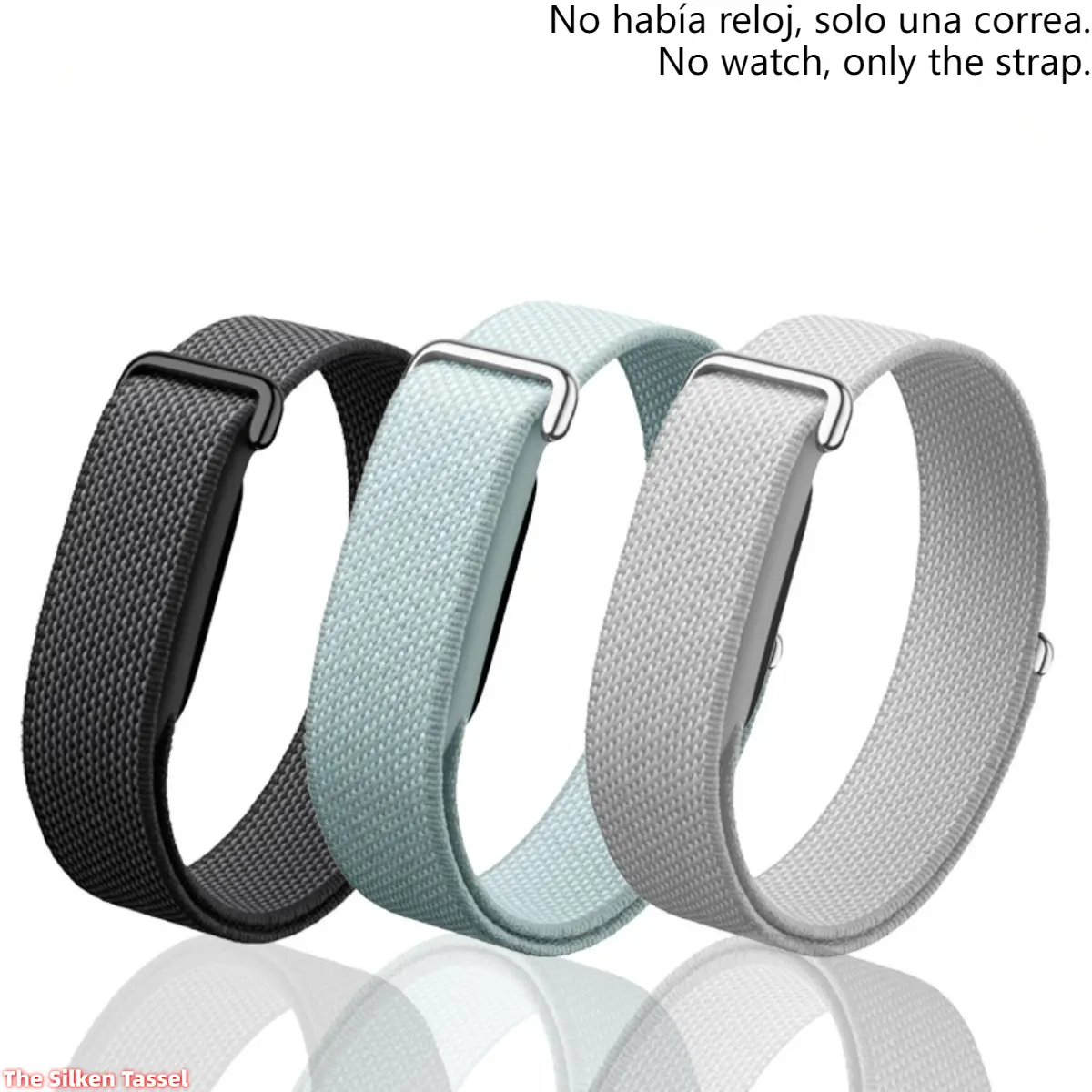 Nylon Velcro Wristband for Google Fitbit, Air Sports Band, DIY Bag Accessory, Nylon Band, Velcro Strap