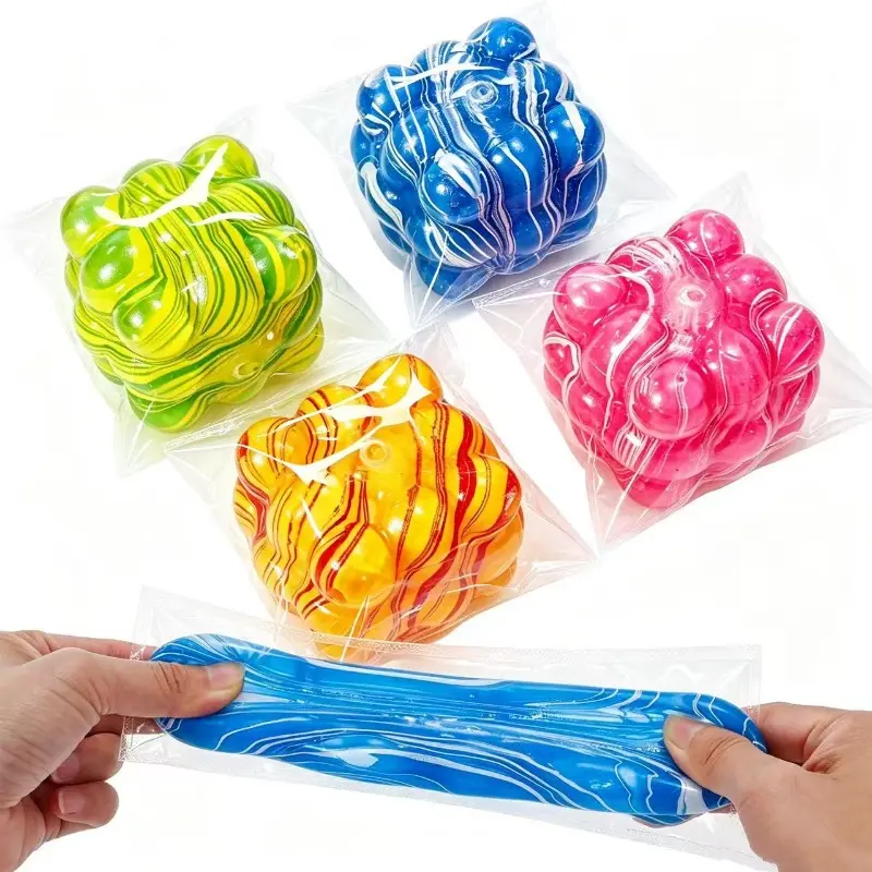 Bubble Cloud Shaped Stretch Squeeze Toy, Soft Non-Toxic TPR Decompression Toy, Pullable Desk Stress Relief Fidget
