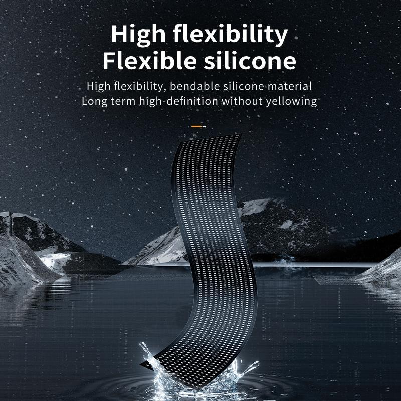 Car Windshield Demon Eye LED Panel, Remote Control Car LED Matrix Panel, Multifunctional Car LED Matrix Panel Display, Car Front Light