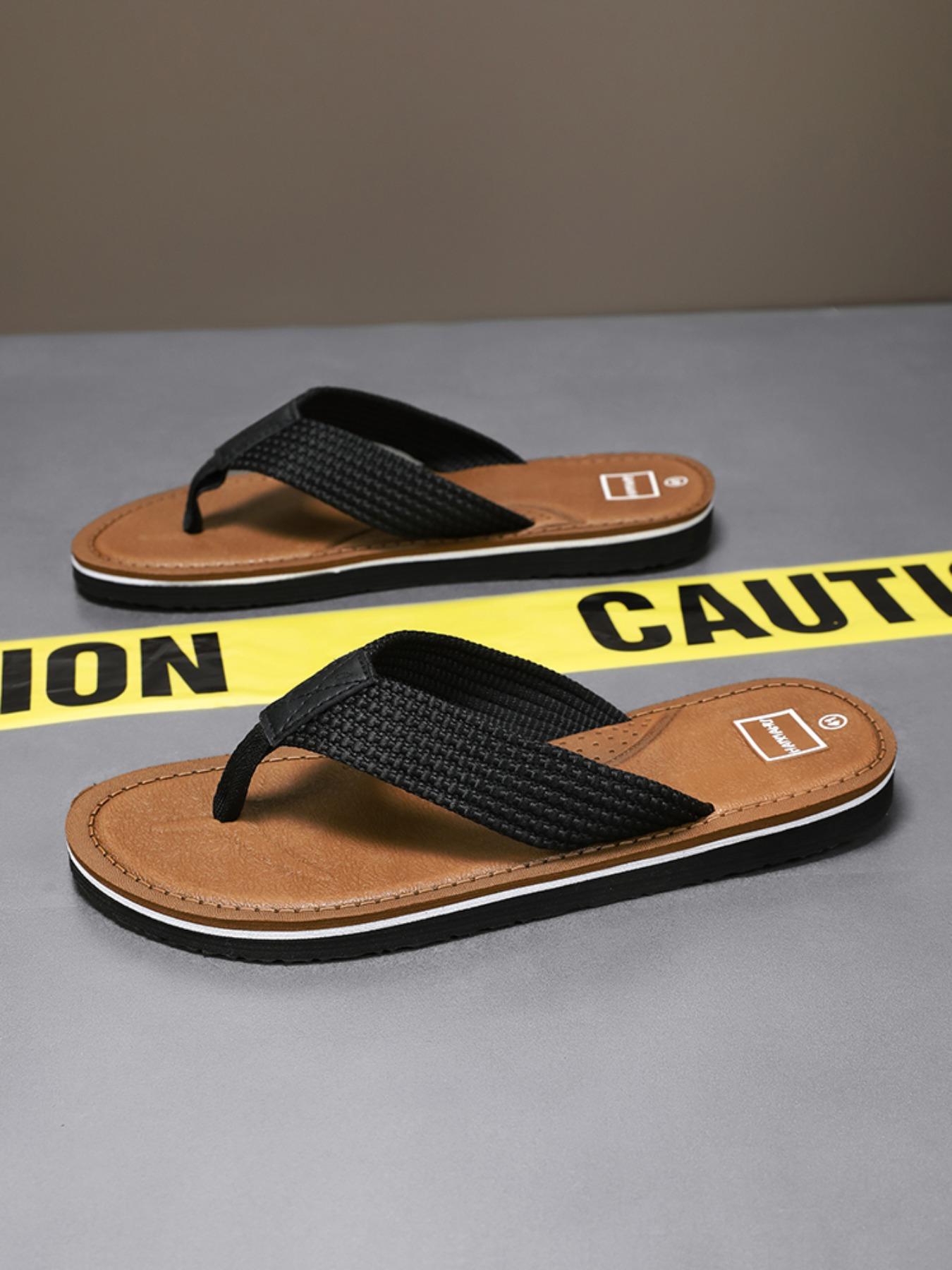 Men's Summer Fashion Slip-On Sandals, Breathable Lightweight Casual Shoes for Beach Streetwear Vacation Daily Wear