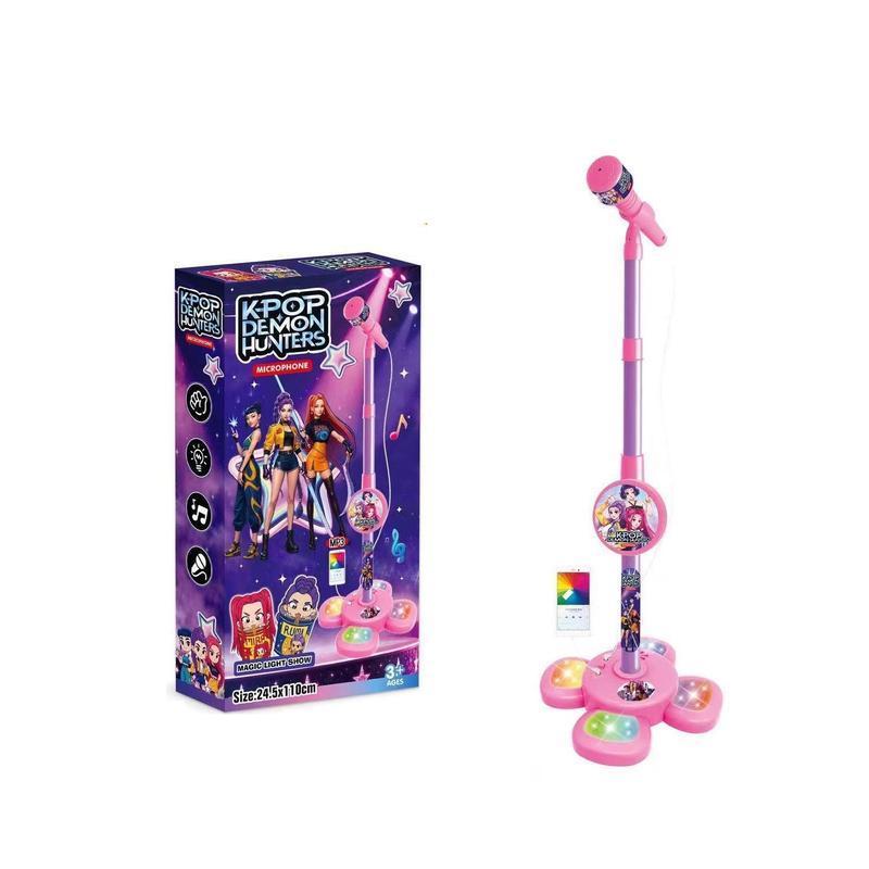 Microphone Toy, Karaoke Machine Toy with Light, Singing Machine Toy, Music Toy for Kids, Birthday Gift for Girls and Boys