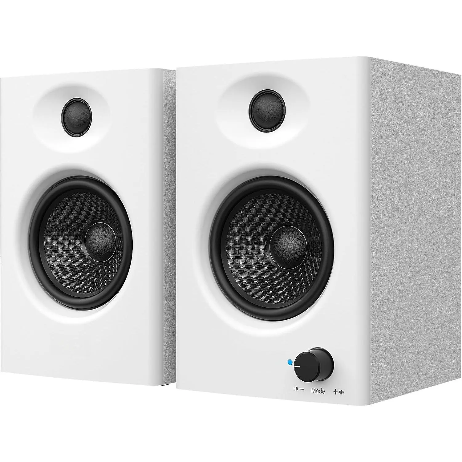 60W  Speakers for Gaming and ,   5.3, Stereo 2.0 Speakers for Desktop PC  or Laptop, Surround Sound Speaker, 3.5 mm Aux  Input, USB-, 1 Pair, White