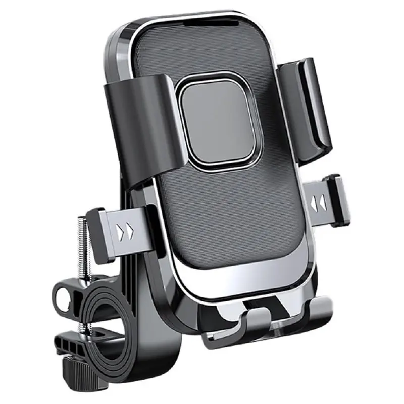 Electric vehicle phone holder, bicycle mount, motorcycle handlebar phone holder, universal 360° rotating phone mount, shockproof support for outdoor riding, Motorcycle Accessory