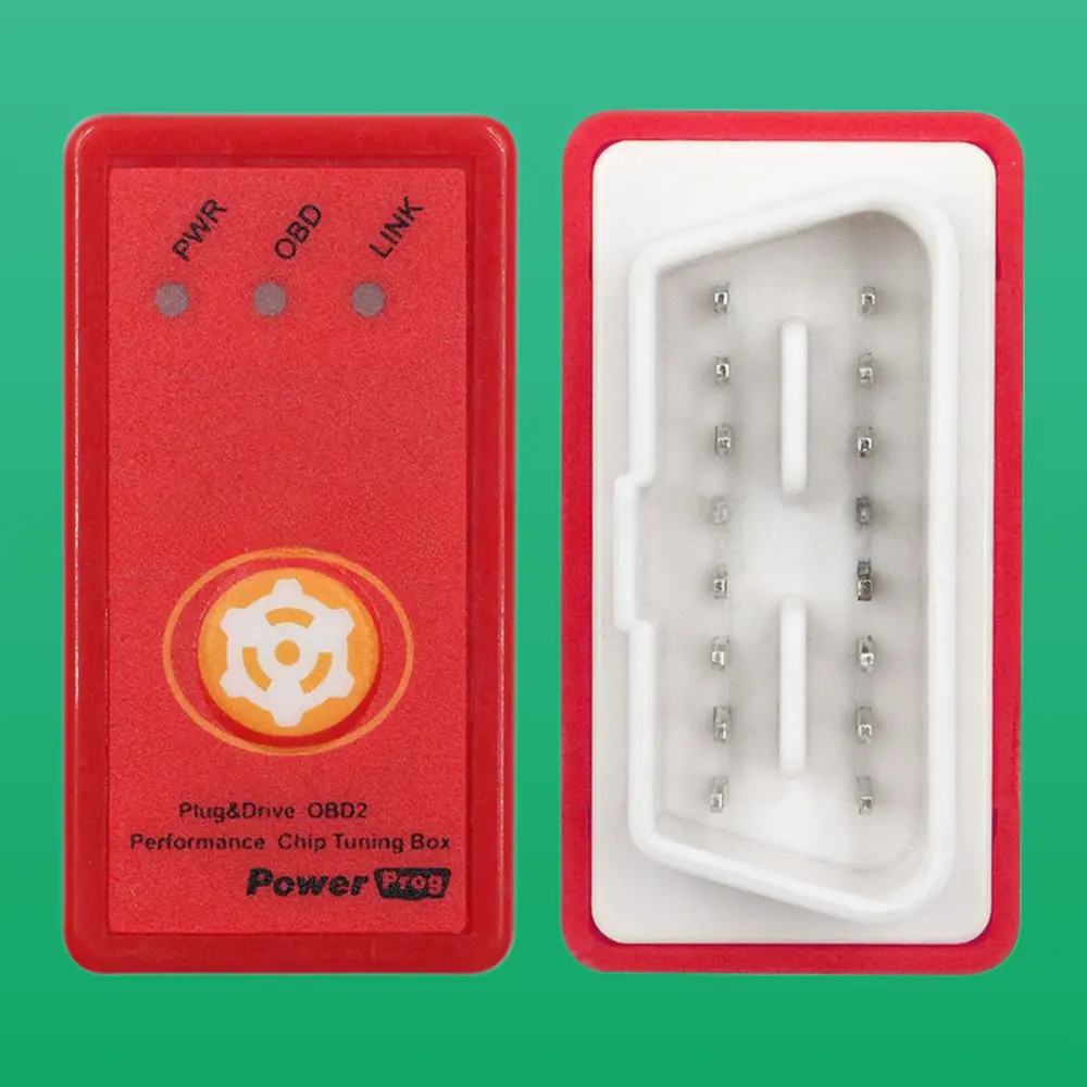OBD2 Chip Tuning Box with Mode Switch, Plug and Drive Fuel Saver Power Booster for Petrol and Diesel Cars