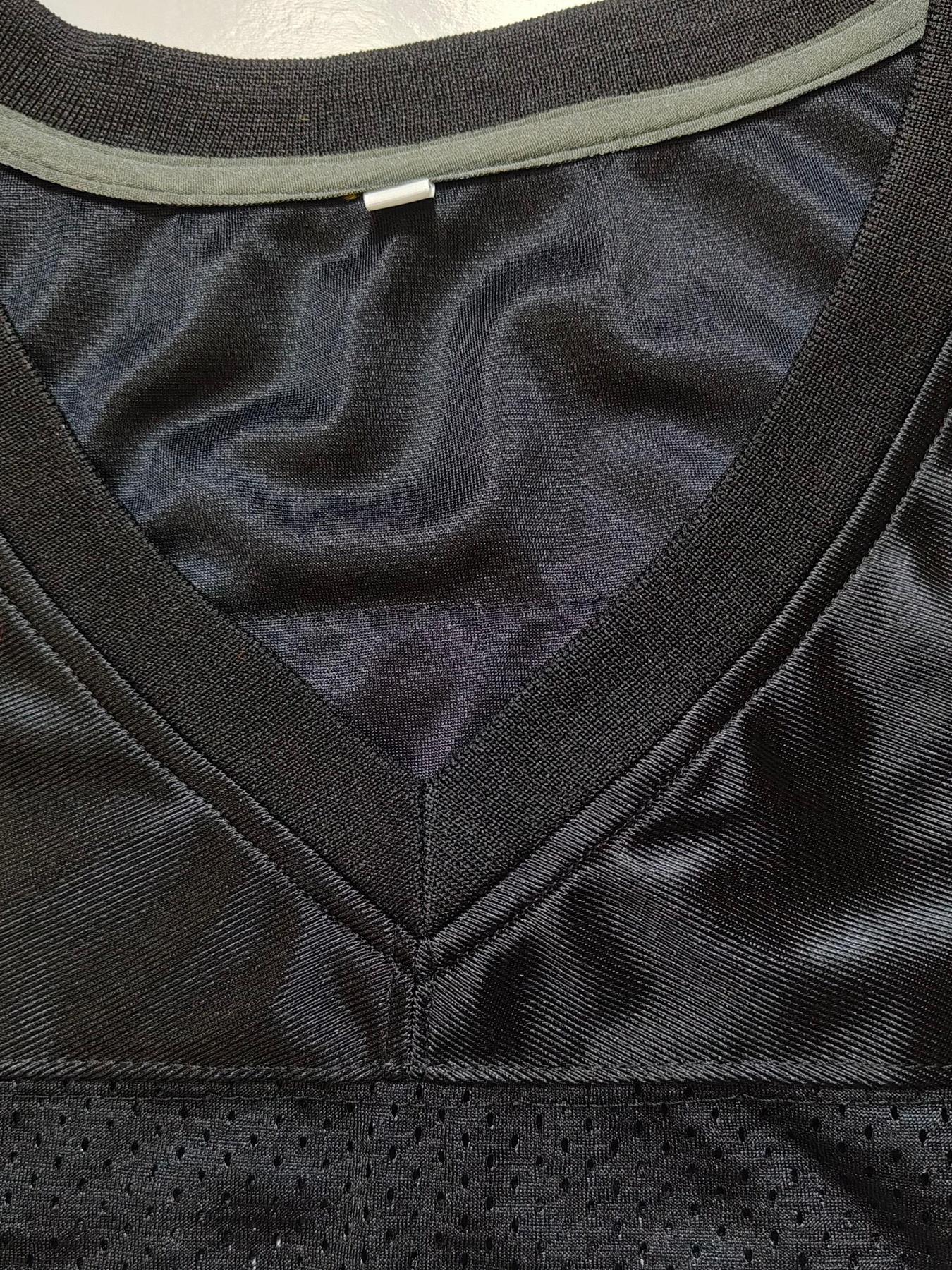 Men's #34 Letter Embroidered American Football Classic Throwback Jersey Shirts, Loose V-Neck Classic Retro Mesh Short Sleeve Pullover Sportswear Suitable For Streetwear Hip-Hop, Football, Daily Party, Sports Training