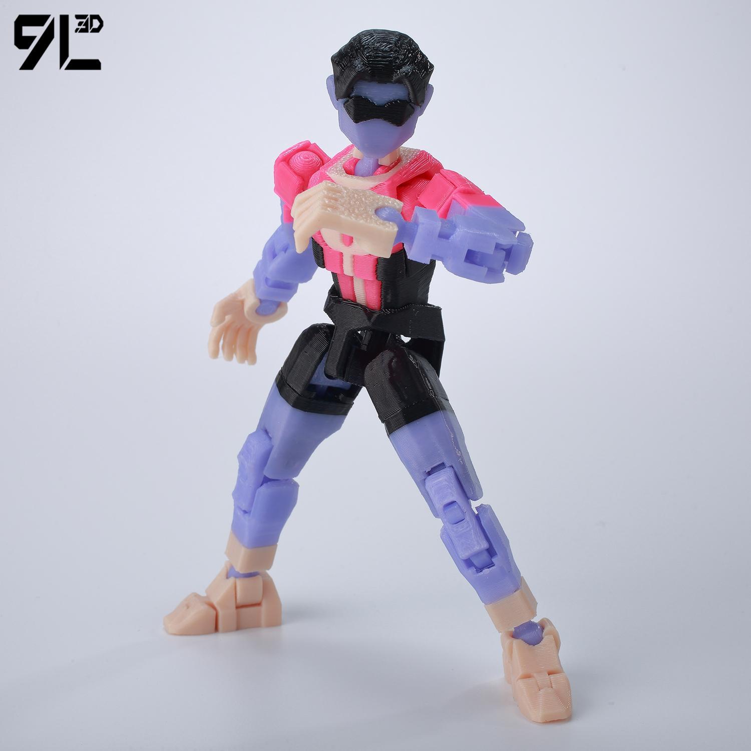 ​9L3D Dummy13 Invincible Boy Hero Oliver Figure Lucky13 3D Printed T13 Stress Relief Collectible Action Figure Titan13​