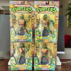 Anime Version — Leonardo, Raphael, Donatello, Michelangelo: Articulated Action Figures (Poseable Joints) — Collectibles & Display Pieces / Gift Set