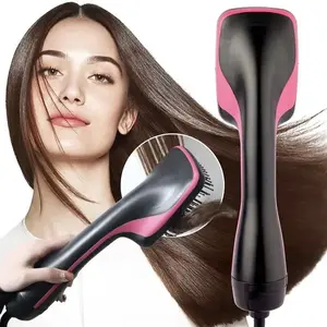 Hair Dryer Brush Blow Dryer Brush in One, 3 in 1 One Step Hair Dryer and Styler, Negative Ion Hair Straightener Hot Air Styling Tool for Straightening Drying Smoothing