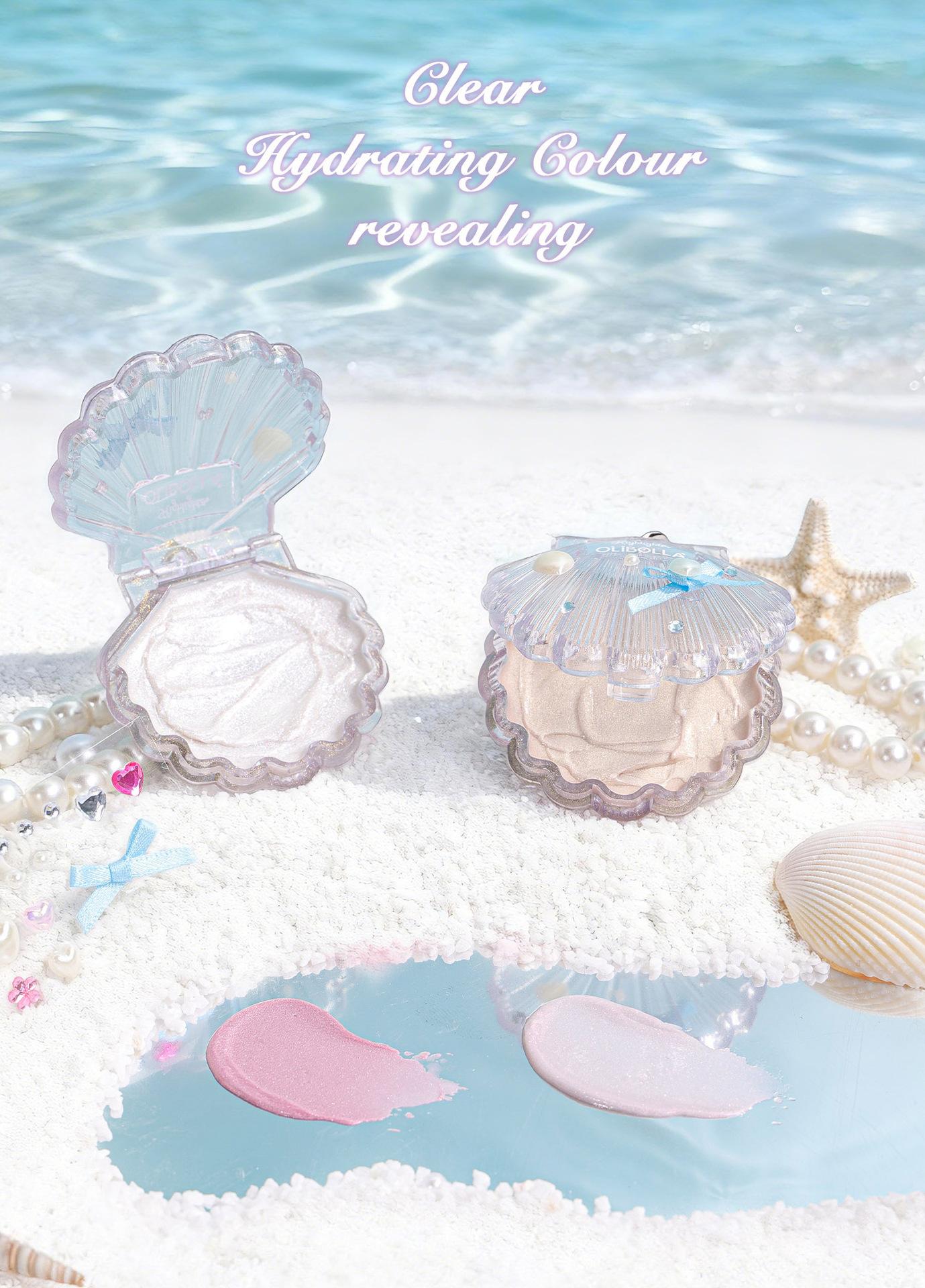 OLIBOLLA Illuminating 3D Highlighter, Face Brightening, Pearlescent Shimmer, Blush, Highlighter Powder