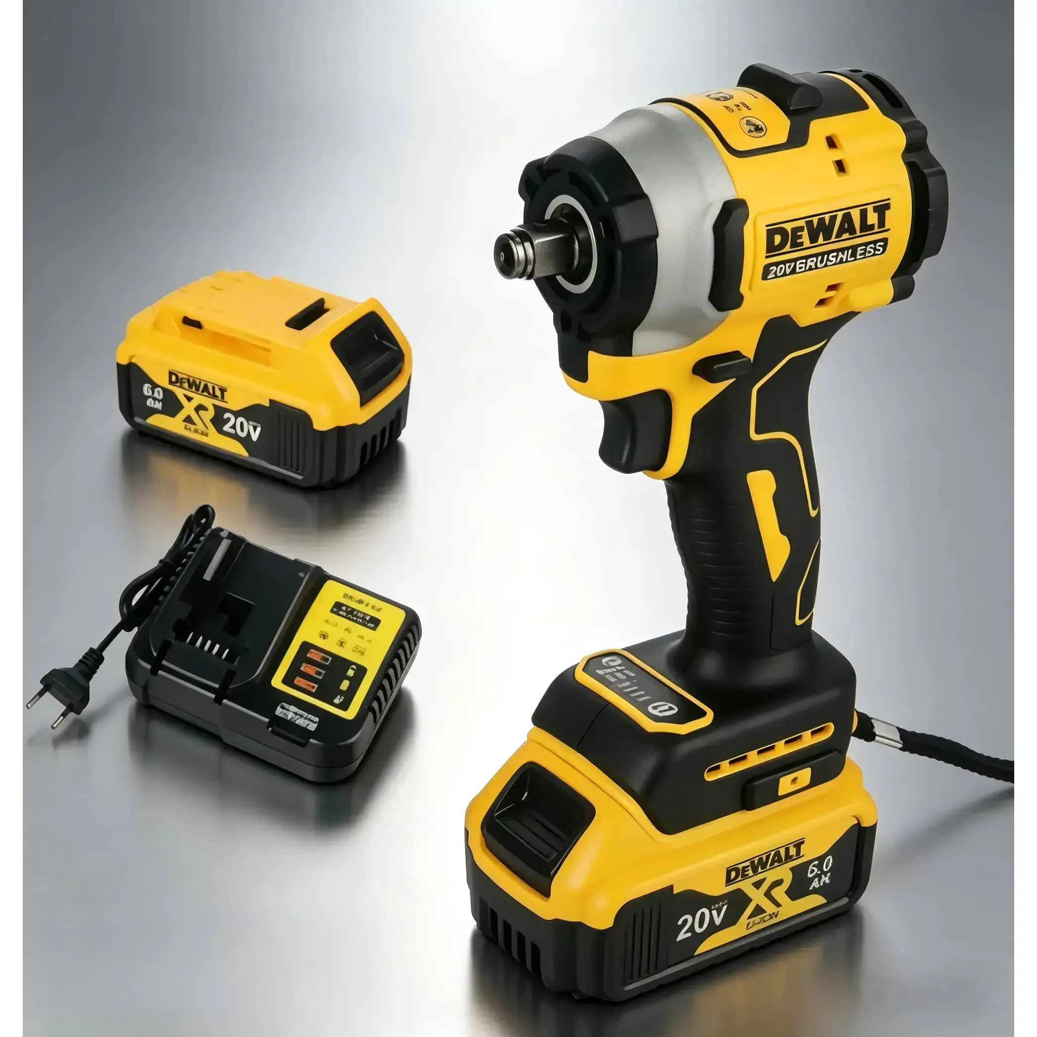 DeWALT 2026 DCF850 20V MAX ATOMIC Brushless Compact Impact Driver - High Torque Cordless Screwdriver, LED Work Light, Professional Heavy Duty Work Tool for Construction, Automotive Repair, Work Tools