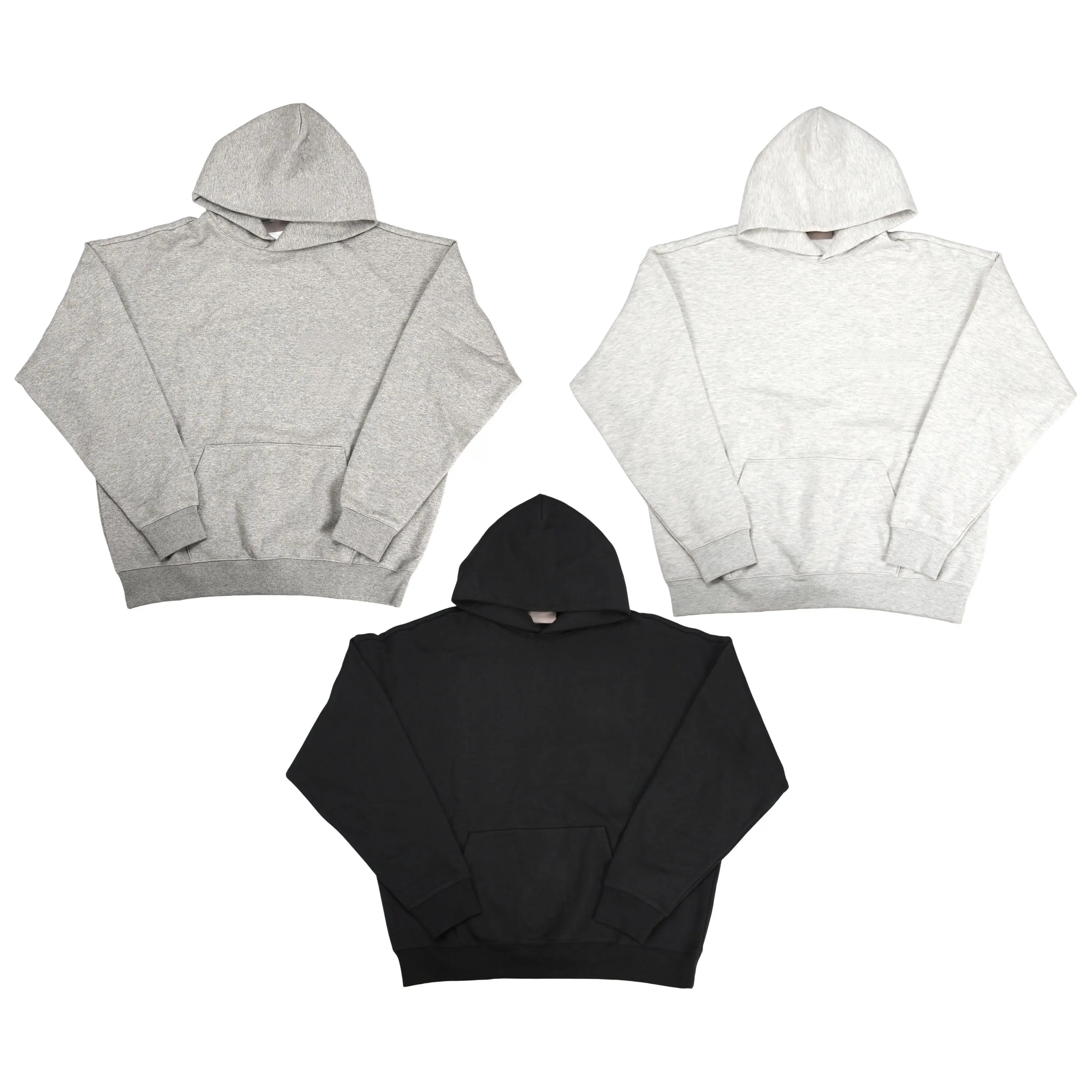 Fuerza  Hoodie Men's Loose FitTrendy Streetwear Beige Pullover Long Sleeve Fall Outfits2000s Style Fuerza clothing brand summerwins