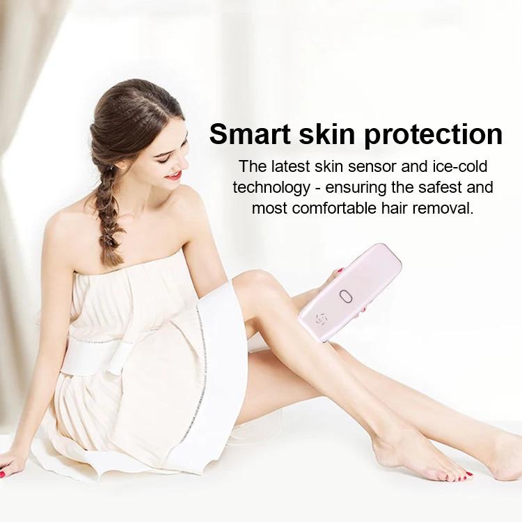 New Trends Dual Pulsed 600nm 72W Sapphire Cooling Freezing Point Hair Remover Laser Hair Removal Instrument IPL Hair Removal