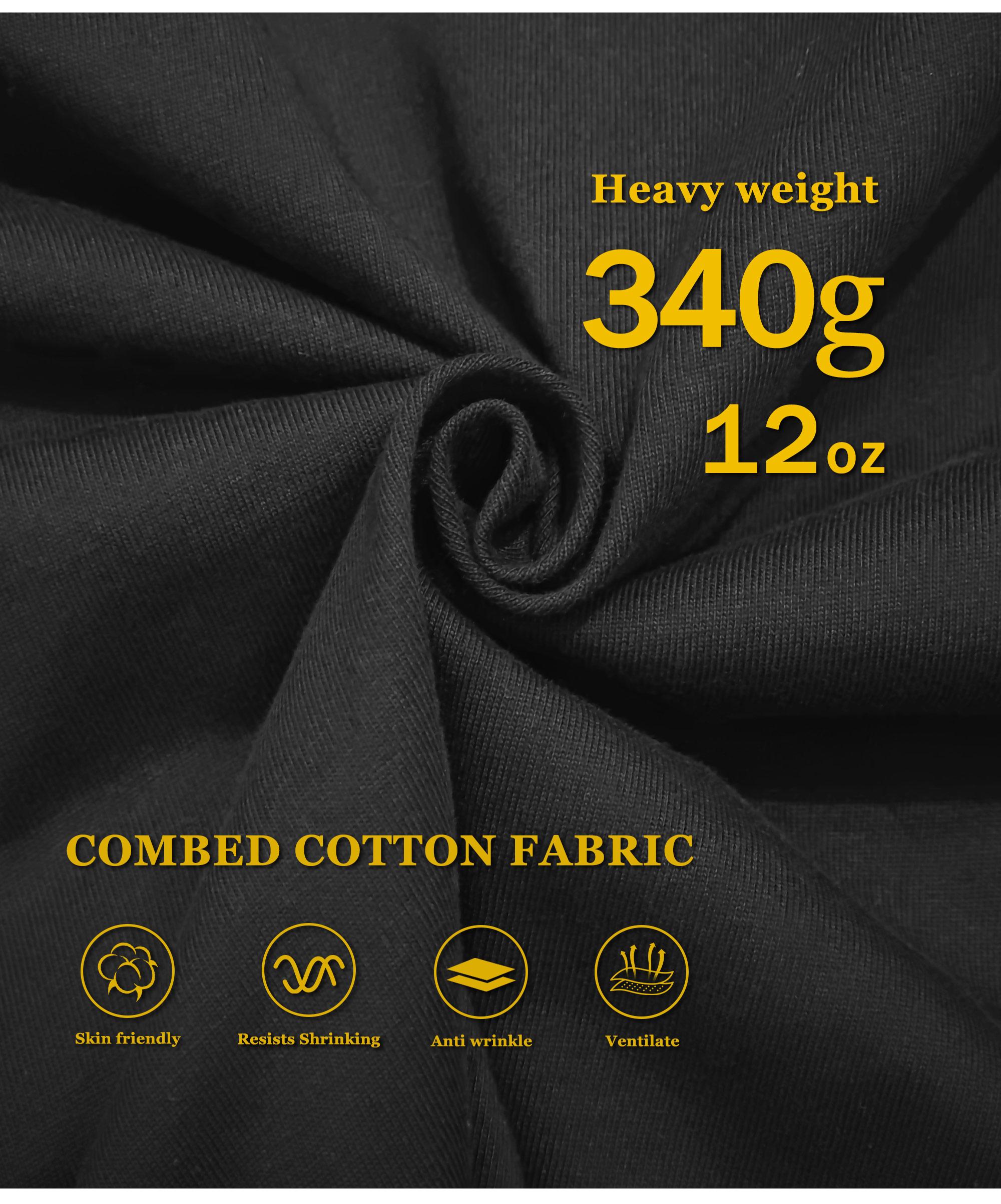 MeJend 12 oz Heavyweight Cotton Cropped T-Shirt, Number Print Tee, Premium Black, 100% Cotton, Graphic shirt Streetwear Casual