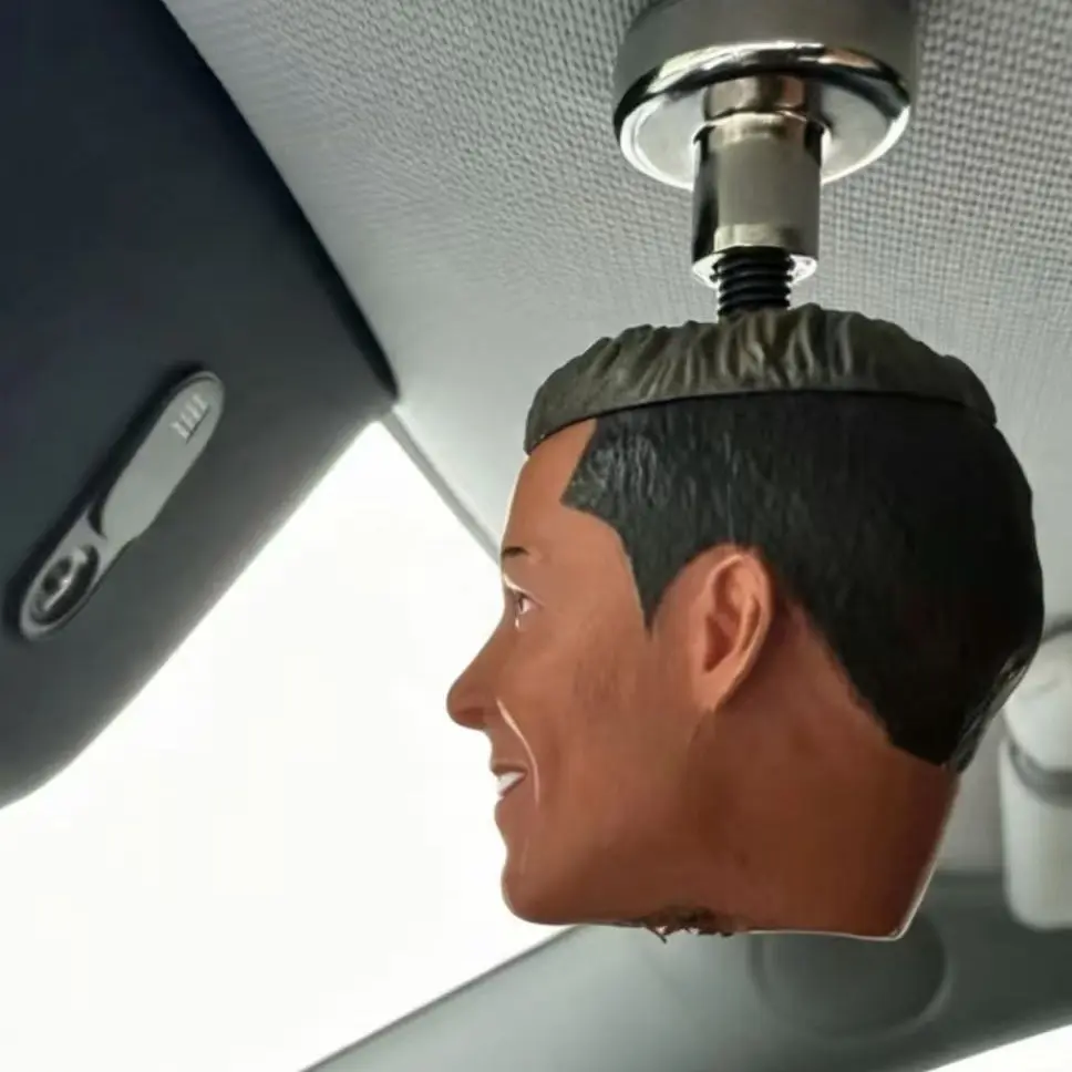 Car Fsd Simulation Camera Model, Realistic Human Head Sculpture, Magnetic Quick Install, Easy Removal, No Trace Left Behind