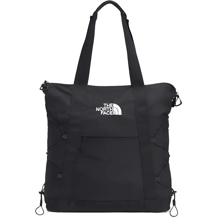 The North Face Borealis Backpack – Unisex Outdoor Travel Bag with Minimal Logo, Black Nylon