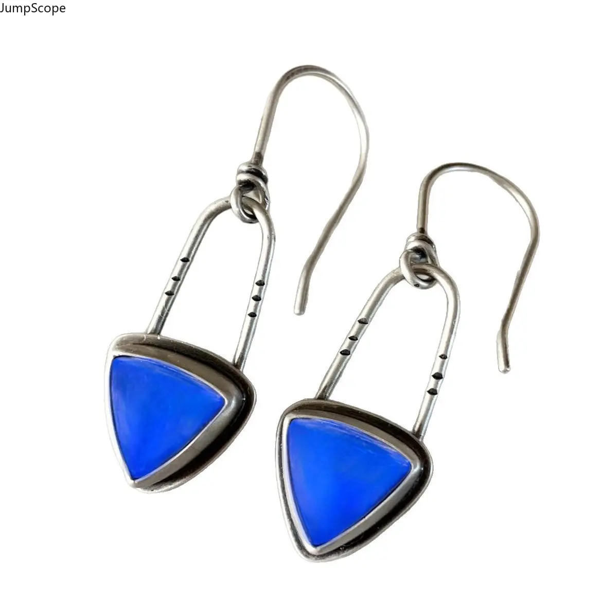 Minimalist Drop Shape Earrings in Cool-Tone MDF+Steel, Gentle Gift for Her for Casual Wear & Office Looks