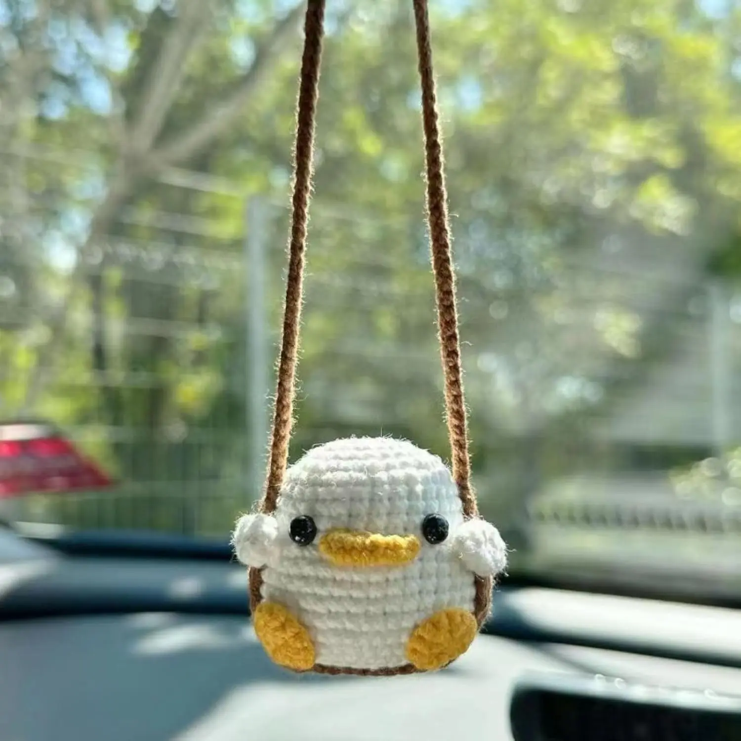 Crochet Swinging Duck   Accessories, Cute  Decor  Charms