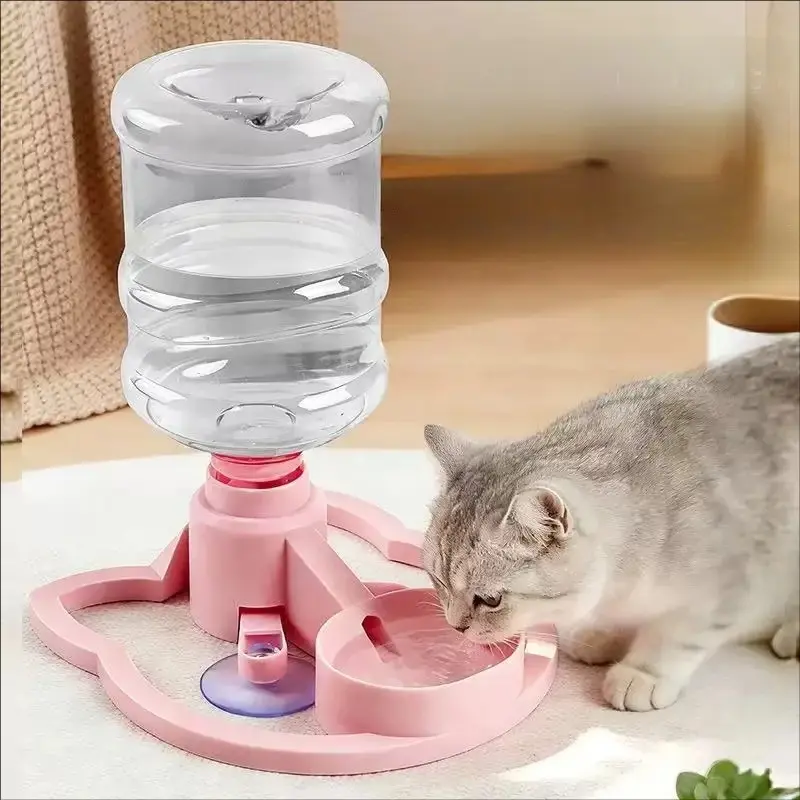 Pet Gravity Automatic Watering Machine, Large Capacity Plug-Free Pet Waterer, Anti-Moisture Mouth, Easy Clean Cat Bowl, Animal Water Bowl, Dog Water Dispenser