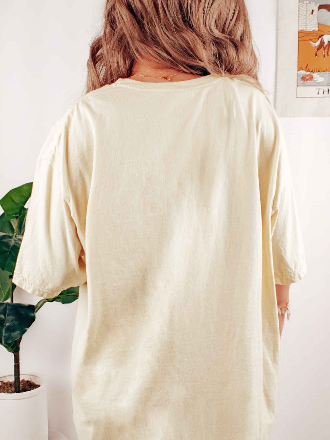 Women's Letter & Cowboy Print Drop Shoulder Tee, Casual Half Sleeve Round Neck T-shirt Fit Fabric for Daily Wear, Ladies Clothes for All Seasons, Womenswear