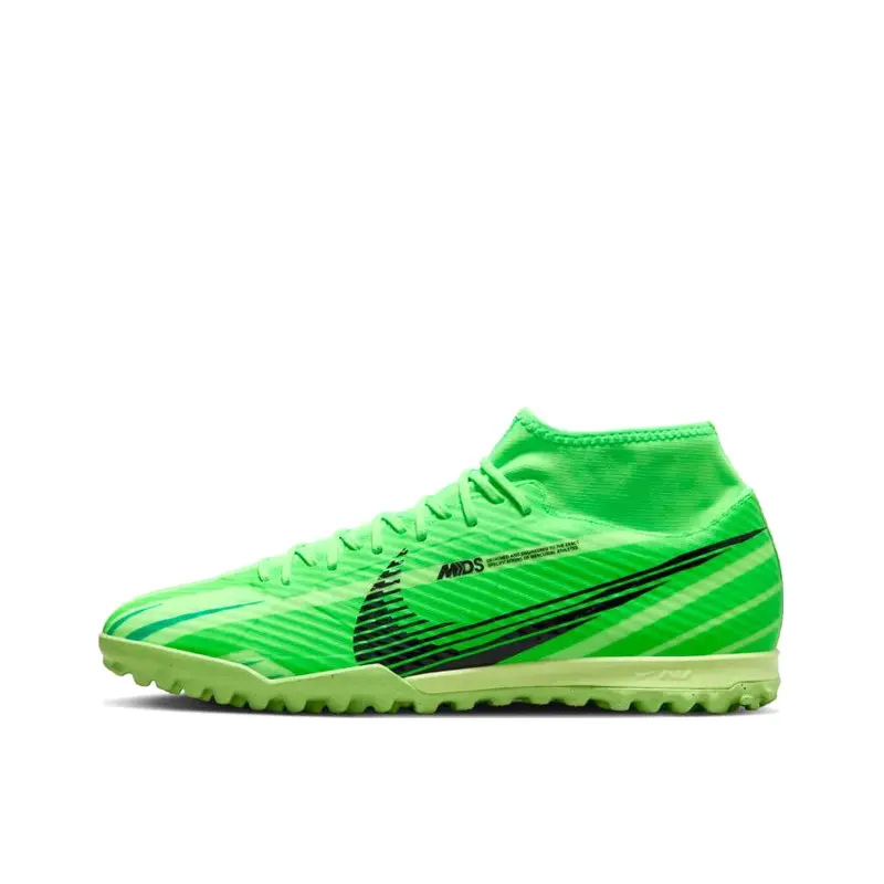 Nike Zoom Superfly 9 Academy TF Soccer Cleats for Men – Artificial Grass, Round-Toe, Rubber Studs, Green Verifiable, with credentials and supporting global authentication