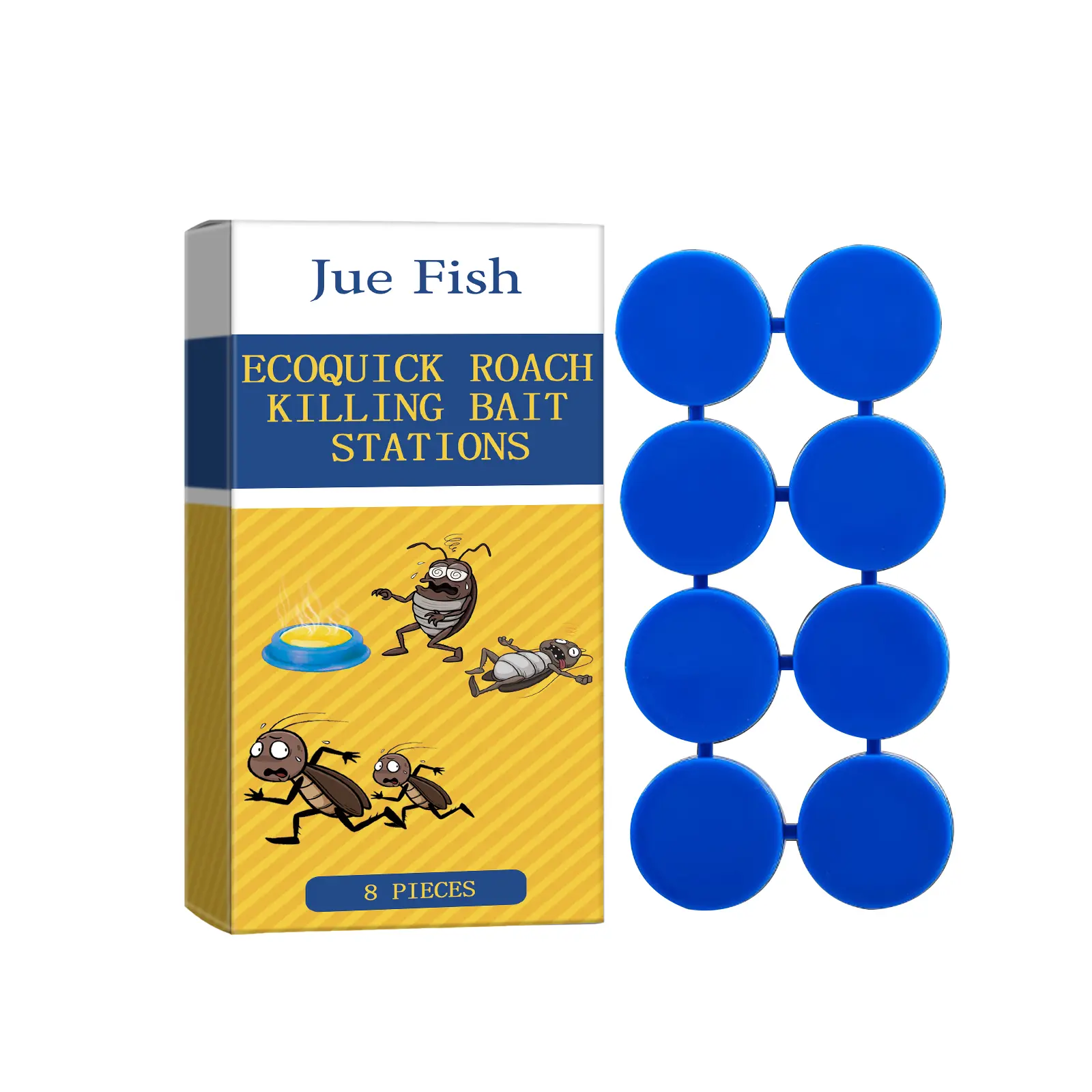 Cockroach bait stickers, household cockroach poison paste, bait agent for killing and repelling cockroaches, suitable for kitchens and dormitories