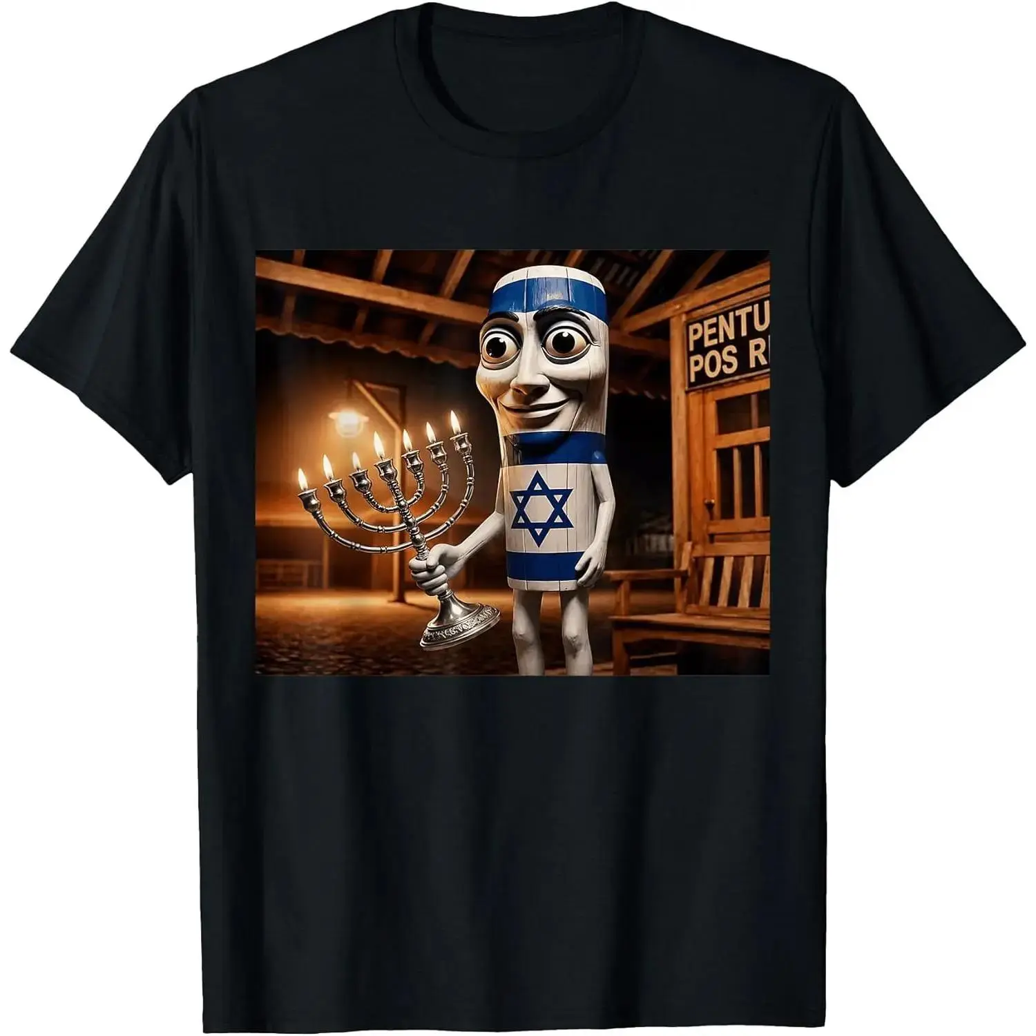 Women's Men Tung Tung Tung Sahur Jewish Italian Brainrot Meme T-Shirt Summer Pure Cotton Short Sleeved Streetwear Gifts Unisex