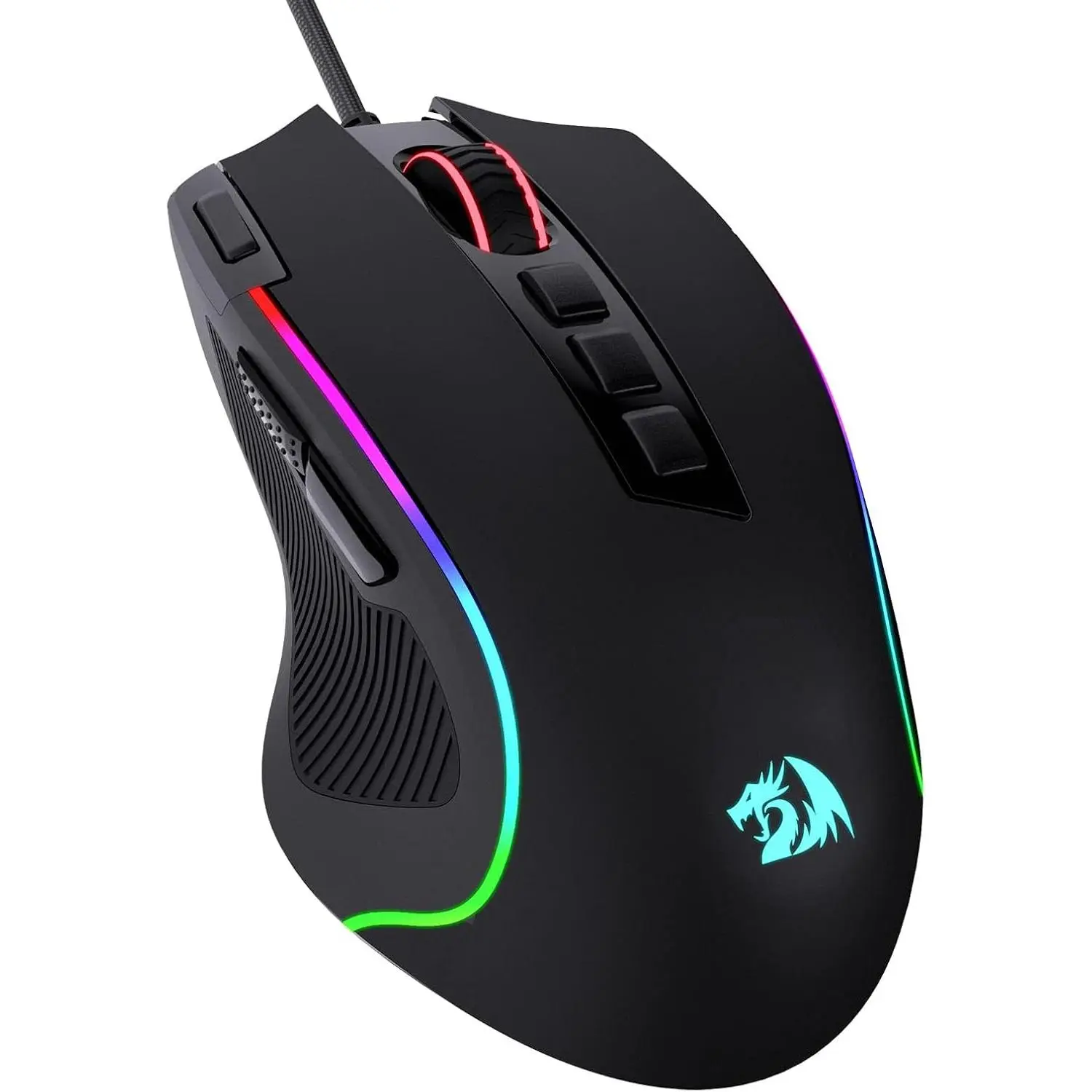 M612 Wired RGB Optical Gaming  8000 DPI Remapping  |  Lag-Free Connection, Redefine Keybinding Macro, Vibing Backlight,  Grip  Comfort